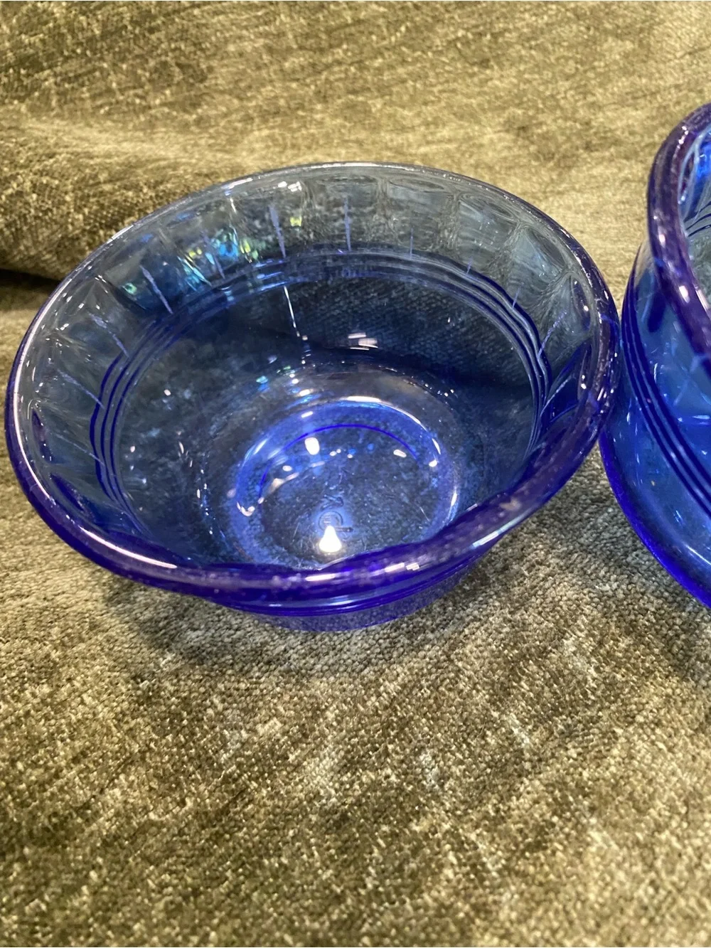 Cobalt Blue Custard Bowls (2) by PYREX